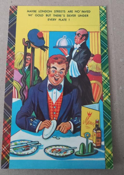 Buy & Sell Thatto Heath Saint Helens - Photos for Vintage 1970 Scots luck comical postcard