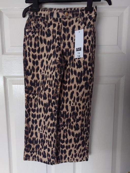 Buy & Sell Woodthorpe Charnwood - Photos for Girls leopard print jeans size 6-7 years