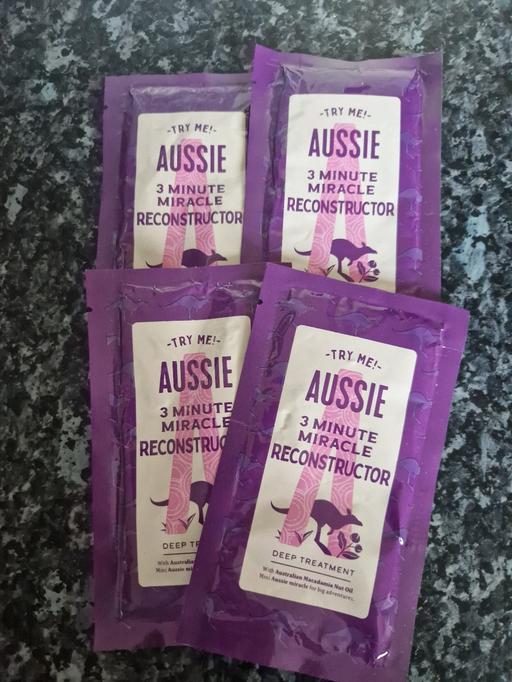 Buy & Sell Aylestone Leicester - Photos for brand aussie 3 minute hair treatment x4