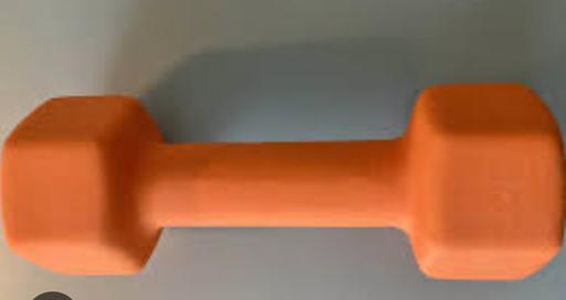 Buy & Sell New Mills High Peak - Photos for 2 x orange 6kg neoprene dumbells brand new