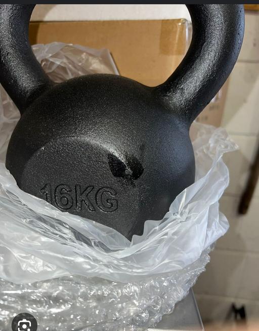 Buy & Sell New Mills High Peak - Photos for 16kg cast iorn kettlebell new