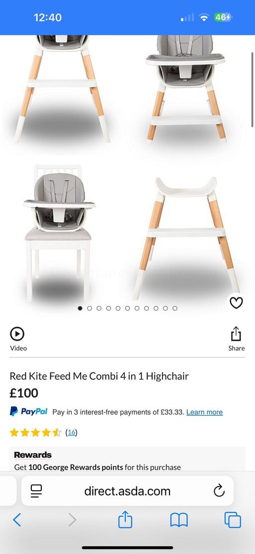Buy & Sell Bescot Walsall - Photos for Highchair