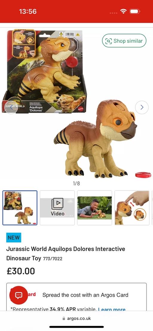Buy & Sell Kings Norton Birmingham - Photos for Jurassic World Interactive Dinosaur toy