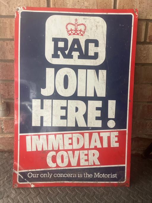 Buy & Sell Oakwood Business Park Tendring - Photos for RAC sign 1970s