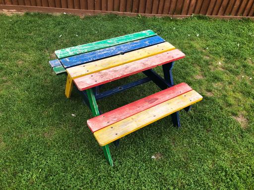 Buy & Sell Premier Business Park Walsall - Photos for Kids Wooden Picnic Table & Bench