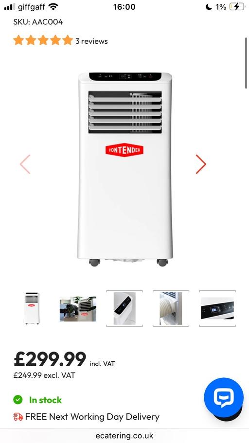 Buy & Sell Dordon North Warwickshire - Photos for Portable Air conditioner /9000BTU