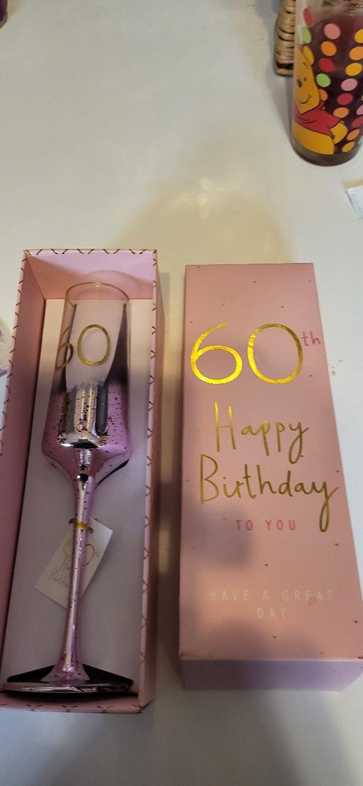 Buy & Sell Radcliffe Bury - Photos for wine glass 60th new