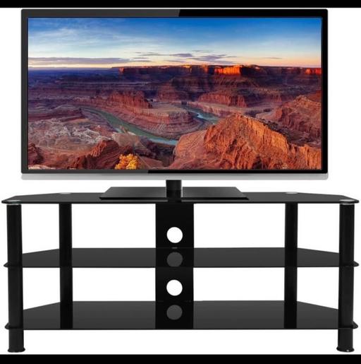 Buy & Sell Oldbury Sandwell - Photos for Black 3layer glass tv stand