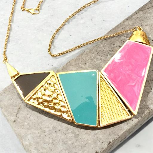 Buy & Sell Longsight Manchester - Photos for Geometric statement necklace n110