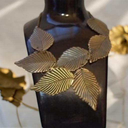 Buy & Sell Longsight Manchester - Photos for Bronze leaf necklace n113