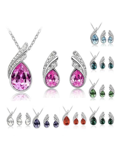 Buy & Sell Longsight Manchester - Photos for Crystal earring and necklace sets n128