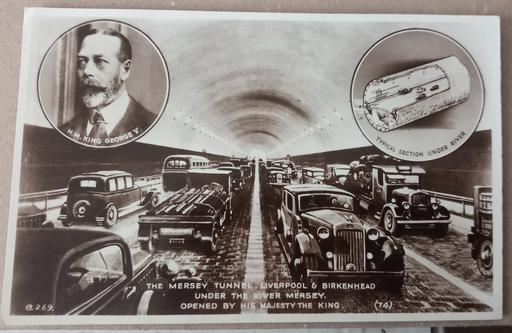 Buy & Sell Thatto Heath Saint Helens - Photos for Antique mersey tunnel real photo postcard