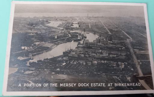 Buy & Sell Thatto Heath Saint Helens - Photos for Antique mersey docks aerial photo postcard