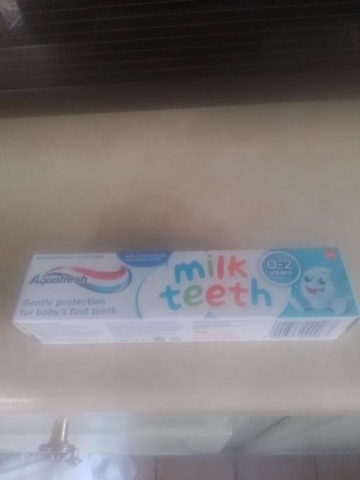 Buy & Sell Streetly Walsall - Photos for NEW AQUA FRESH MILK TEETH PASTE