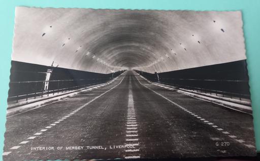 Buy & Sell Thatto Heath Saint Helens - Photos for Antique interior of mersey tunnel postcard