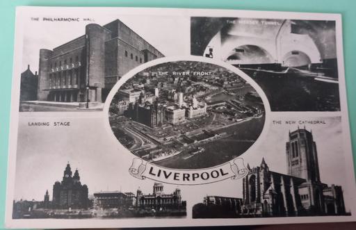 Buy & Sell Thatto Heath Saint Helens - Photos for Antique black white Liverpool photo postcard