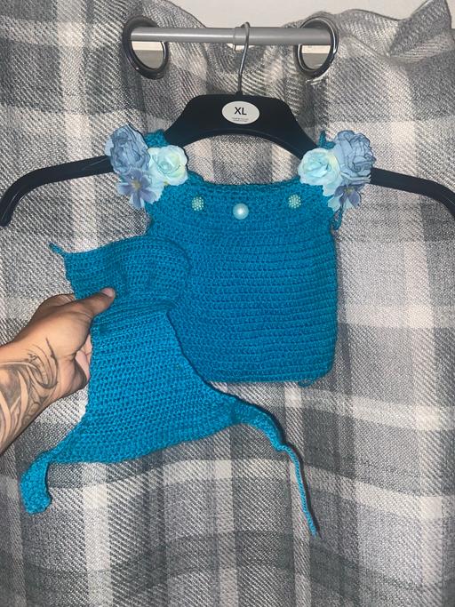 Buy & Sell Darnhall Cheshire West and Chester - Photos for Handmade crochet baby dress with nappy cover