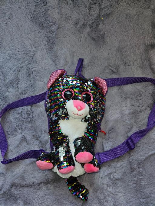 Buy & Sell Wolverhampton West Midlands - Photos for SEQUIN RAINBOW/SILVER TY LEOPARD BAG