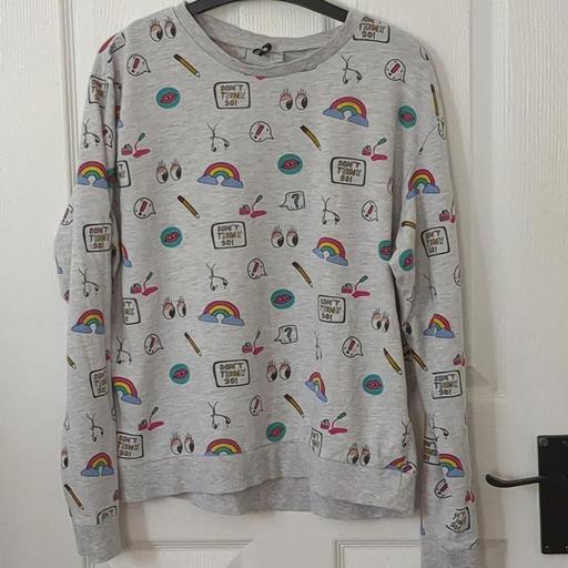 Buy & Sell Crook Log South East London - Photos for Grey H&M jumper with rainbow design