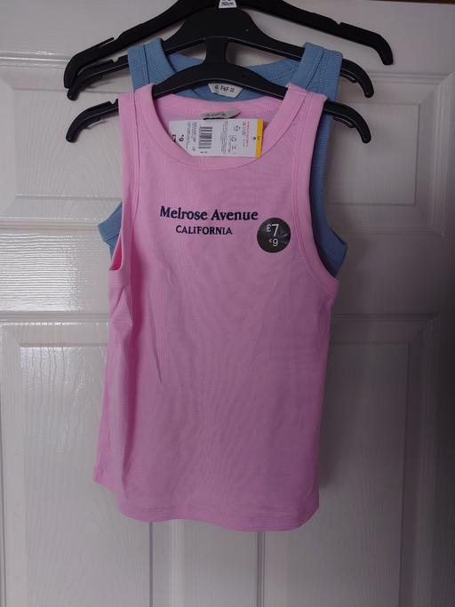 Buy & Sell Woodthorpe Charnwood - Photos for Girls 2 pack of vest tops size 11-12 years