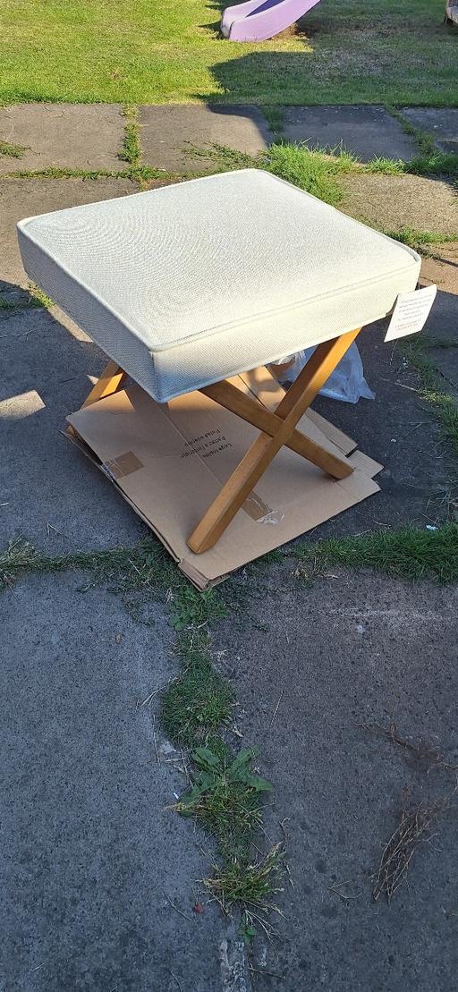 Buy & Sell New Oscott Birmingham - Photos for Modern Upholstered Stool Ottoman. NEW RRP £86