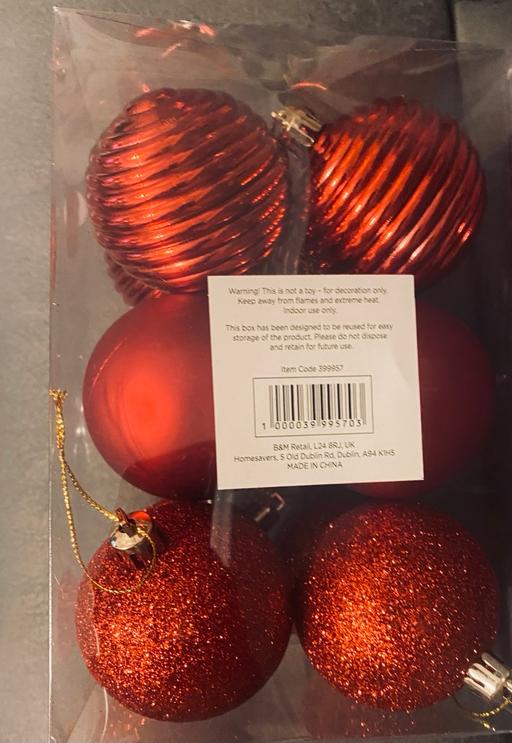 Buy & Sell Camp Hill Birmingham - Photos for Red baubles