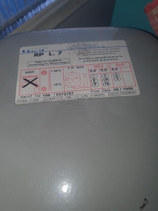 Buy & Sell Pensnett Dudley - Photos for CIMM Expansion Vessel , Good Condition, 8L