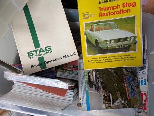 Vehicles Tatenhill East Staffordshire - Photos for Triumph Stag owners club books