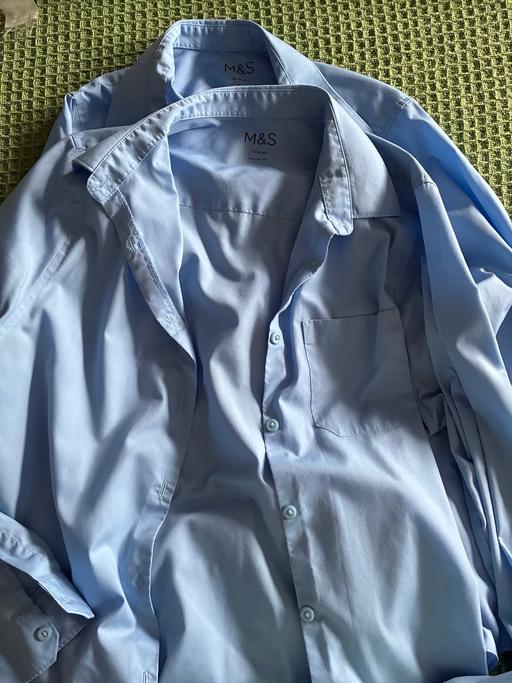 Buy & Sell Stourbridge Dudley - Photos for Two Girls M&S School Shirts Blue Age 15-16 yr