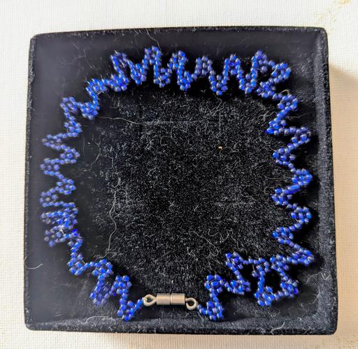 Buy & Sell Georgetown Blaenau Gwent - Photos for Lady's bluey purple beaded v pattern anklet w