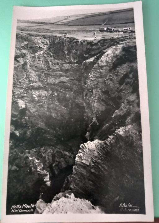 Buy & Sell Thatto Heath Saint Helens - Photos for Antique hells mouth photo postcard