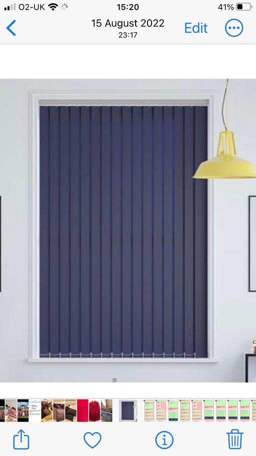Buy & Sell Aldershot Rushmoor - Photos for Brand new blue vertical blinds for patio door