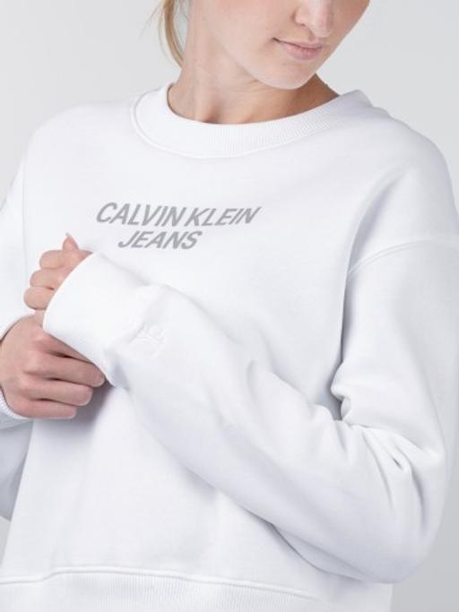 Buy & Sell Ilford Redbridge - Photos for Calvin Klein Jeans White Logo Sweatshirt