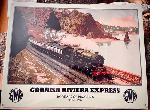Buy & Sell Ettingshall Wolverhampton - Photos for Cornish Riviera Express Metal Sign.