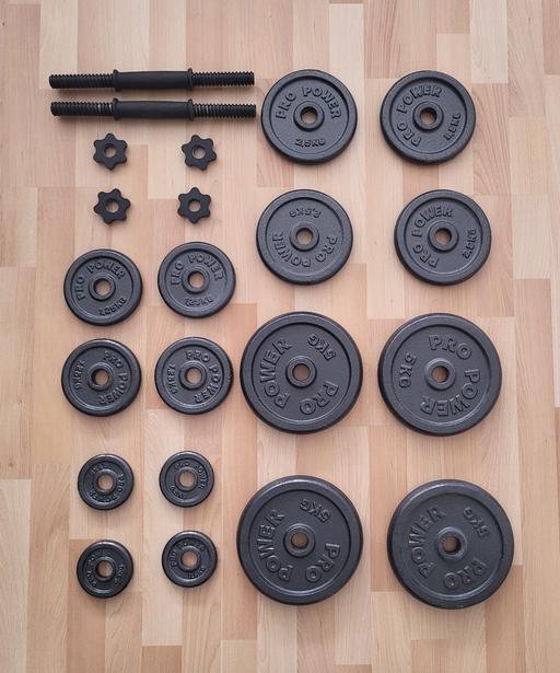 Buy & Sell Devons Road East London - Photos for Pro Power Cast Iron Dumbell Set