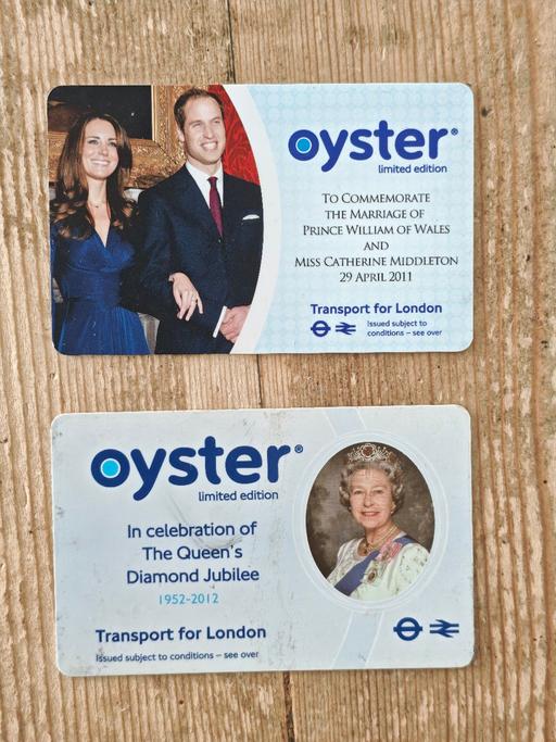 courses Greenford Ealing - Photos for William & Kate and The Queen's oyster cards.