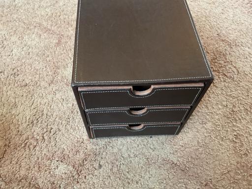 Buy & Sell Kings Heath Birmingham - Photos for 3 drawer storage faux leather small