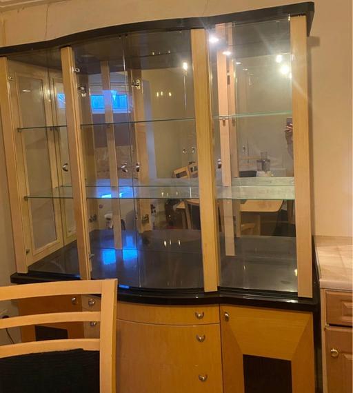 Buy & Sell Speke Liverpool - Photos for Dining Table x6, Display Unit & Side Cabinet