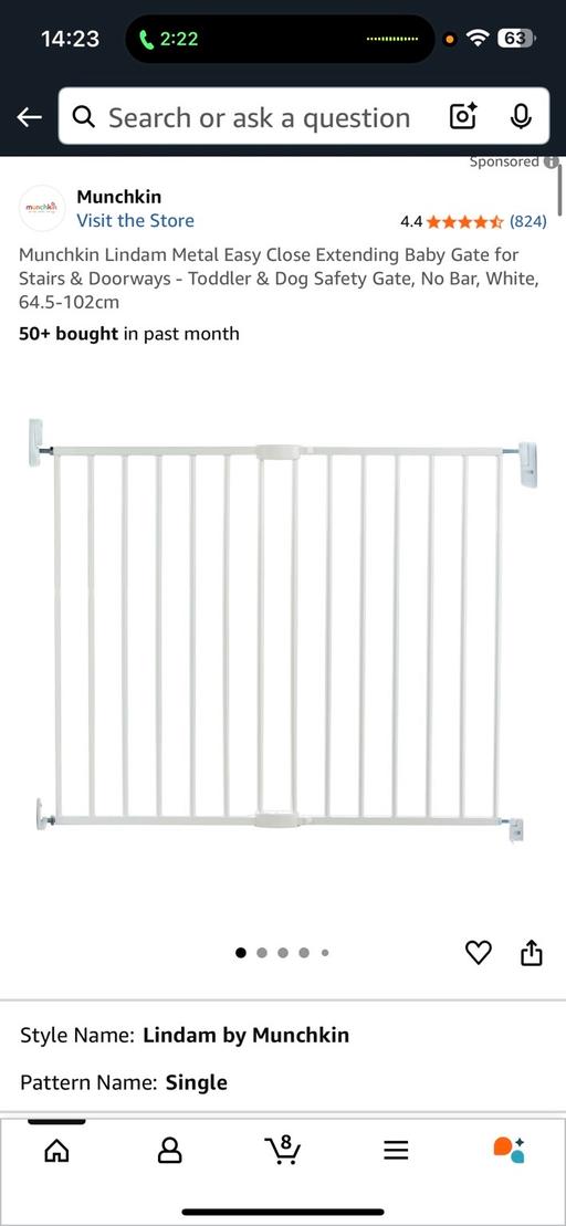 Buy & Sell Noak Hill Havering - Photos for Lindam extendable baby gate