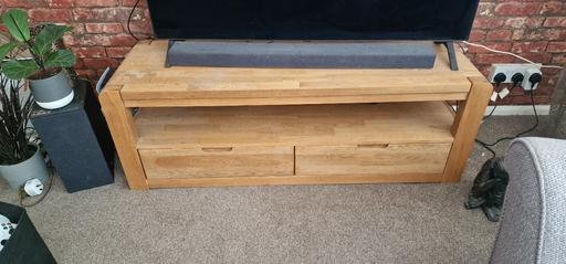 Buy & Sell Blackpool Airport Fylde - Photos for Solid Oak TV Unit 140cm