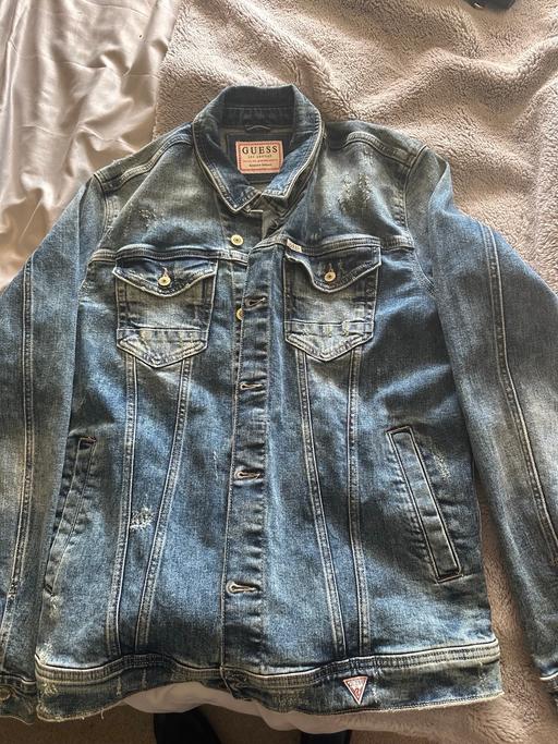 Buy & Sell Ossett Wakefield - Photos for Guess USA distressed look denim jacket