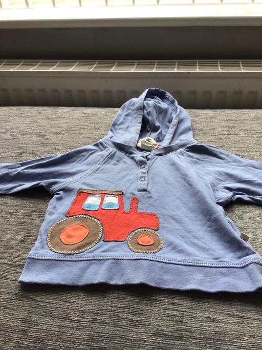 Buy & Sell Cross Green Leeds - Photos for Frugi boys purple hooded tractor top