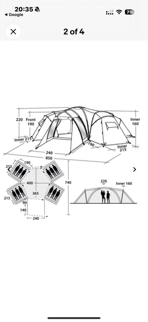 Buy & Sell Great Oldbury Stroud - Photos for 8-12 men tent