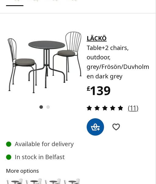 Buy & Sell Eltham South East London - Photos for Garden table and chairs