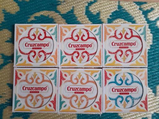 Buy & Sell Elmstead South East London - Photos for cruzcampo sevilla ceramic coasters