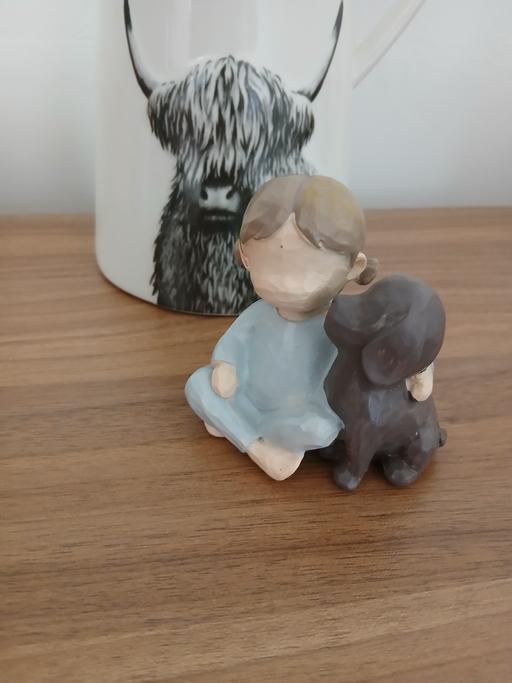 Buy & Sell Bradley Fold Trading Estate Bury - Photos for Girl/Dog Ornament Like New