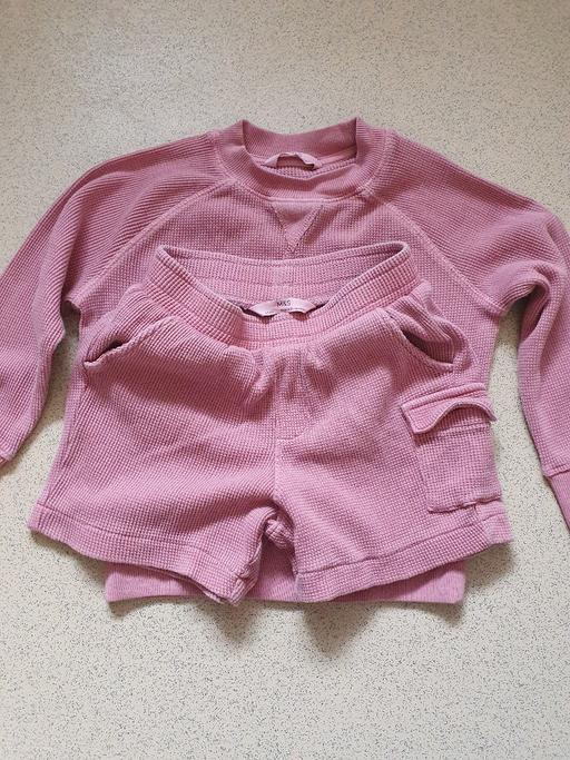 Buy & Sell Greenford Ealing - Photos for Marks & Spencer red shorts & long sleeve set