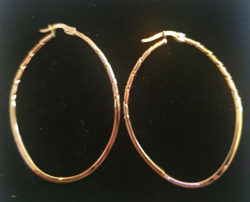 Buy & Sell Horwich Bolton - Photos for 9ct Large Twist Hoop Earrings