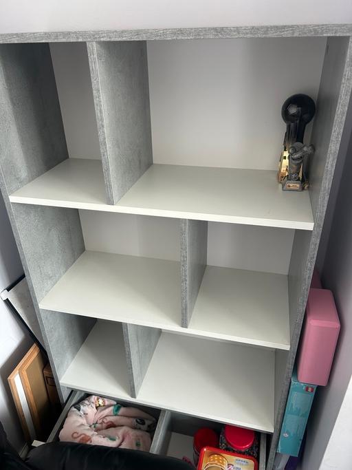 Buy & Sell Healey Rochdale - Photos for Wall unit grey/white with double drawer