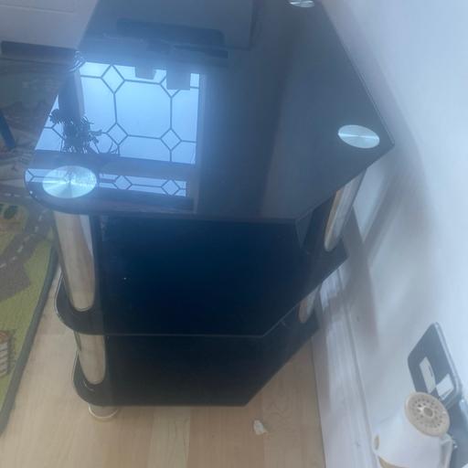 Buy & Sell Silksworth Sunderland - Photos for Three tier smoked glass TV stand